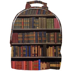 Library Book Mini Full Print Backpack by Perong