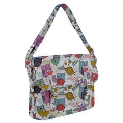 Owl Animal Bird Pattern Buckle Messenger Bag by Perong