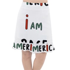 America  I Am Race Fishtail Chiffon Skirt