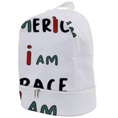 America  I Am Race Zip Bottom Backpack