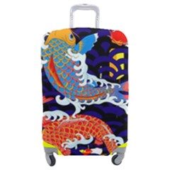 Koi Fish Traditional Japanese Art Luggage Cover (medium) by Perong