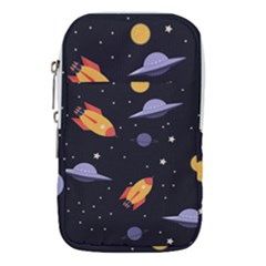 Cosmos Rocket Spaceship Ufo Waist Pouch (large) by Salmanaz77