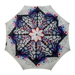 Brain Heart Math Golf Umbrellas