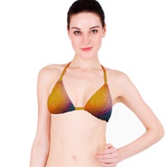 Rain Water Raindrops Droplets Classic Bikini Top