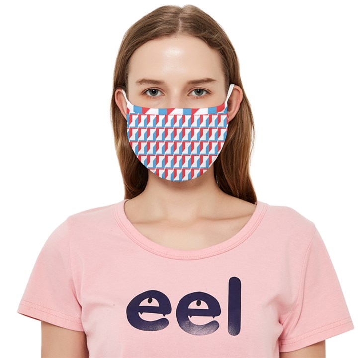 Fabric Geometric Pattern Background Cloth Face Mask (Adult)