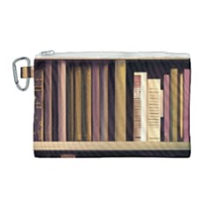 Books Bookshelves Office Fantasy Background Artwork Book Cover Apothecary Book Nook Literature Libra Canvas Cosmetic Bag (large)