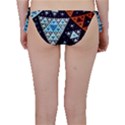 Fractal Triangle Geometric Abstract Pattern Bikini Bottoms View2