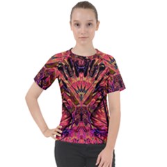 Trippy Garland Women s Sport Raglan T-shirt