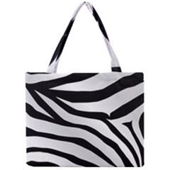 White Tiger Skin Mini Tote Bag