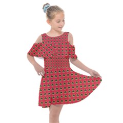 Olimedsalmn Kids  Shoulder Cutout Chiffon Dress