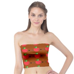 Apple Arrow Pattern Design Drawing Tube Top