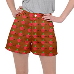 Apple Arrow Pattern Design Drawing Women s Ripstop Shorts