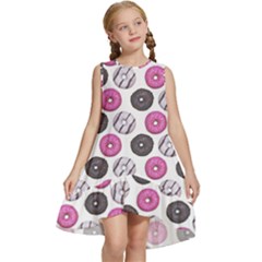 Pattern Seamless Design Decorative Kids  Frill Swing Dress