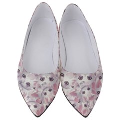 Sweet Kawaii Kitty Pattern (ai) Bk Women s Low Heels