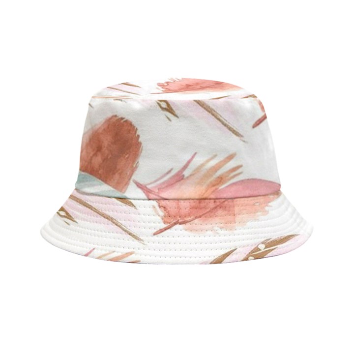 Feathers, Boho, Cute, Feather, Pastel Bucket Hat