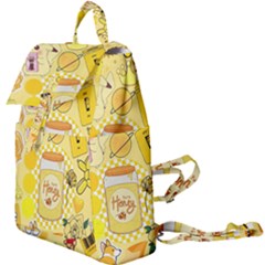 Marillo Pastel Zkt, Aesthetic, Stickers, Yellow Buckle Everyday Backpack