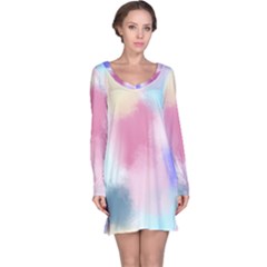 Pastel Ballons, Ballons, Long Sleeve Nightdress