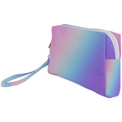 Pastel Rainbow, Color Wristlet Pouch Bag (small)