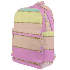 Pastel, Butterfly, Spring, Stripes, Classic Backpack