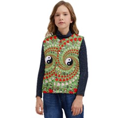 Love Avatars Characters Roles Yin Yang Kid s Button Up Puffer Vest	 by Paksenen