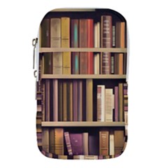 Books Bookshelves Office Fantasy Background Artwork Book Cover Apothecary Book Nook Literature Libra Waist Pouch (large)