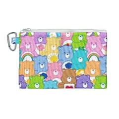 Care Bears, Adorable, Art Canvas Cosmetic Bag (large)