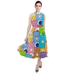 Care Bears, Adorable, Art Round Neck Boho Dress