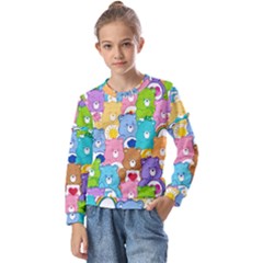 Care Bears, Adorable, Art Kids  Long Sleeve T-shirt With Frill 