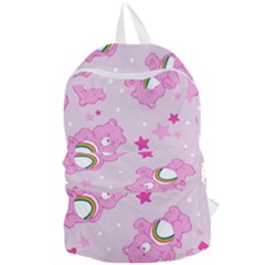 Cheer Bear Pink, Care, Care Bears, Cartoon Foldable Lightweight Backpack