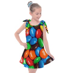 Colorful Candy Background, Close-up Kids  Tie Up Tunic Dress