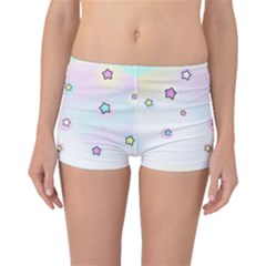 Stars, Cute, Pastel, Pattern Boyleg Bikini Bottoms