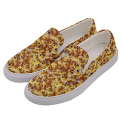 Whimsy Chickens Pattern (ai) Men s Canvas Slip Ons