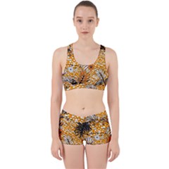 Leaf Yellow Point Flower White Work It Out Gym Set