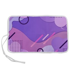 Colorful Labstract Wallpaper Theme Pen Storage Case (s)