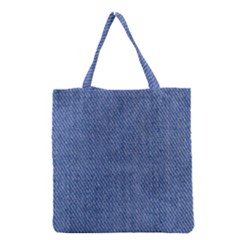 Blue Denim Grocery Tote Bag