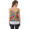 floral and leaves pattern Chiffon Cami View2