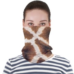 Giraffe Skin Texture Face Seamless Bandana (adult)