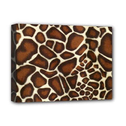 Giraffe Texture, Macro Deluxe Canvas 16  X 12  (stretched) 