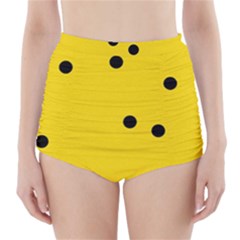 Punch Hole, Black Hole High-waisted Bikini Bottoms