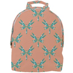 Turquoise Dragonfly Insect Paper Mini Full Print Backpack