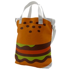 Hamburger Canvas Messenger Bag