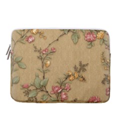 Flowers, Branches, Desenho, Edge, Leaves 14  Vertical Laptop Sleeve Case With Pocket by kyorashop23