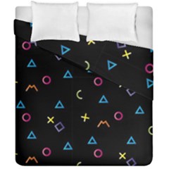 Kids , Kids , Background, Doodle Duvet Cover Double Side (california King Size)