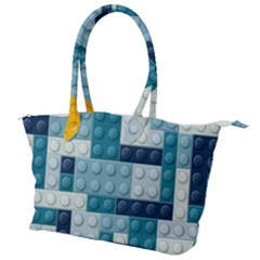 Lego, Background, Dots Canvas Shoulder Bag