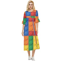 Lego, Constructor Double Cuff Midi Dress