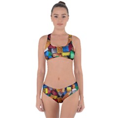 Lego, Toy Block, Colorfulness Criss Cross Bikini Set