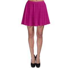 Purple Lego Texture Macro, Purple Dots Background Skater Skirt