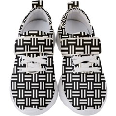 Frets Mosaic Pattern Geometric Kids  Velcro Strap Shoes