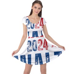 Kamala Harris 2024 Walz Cap Sleeve Dress