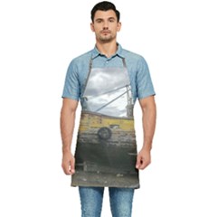 Maritime Memories, San Antonio Oeste, Rio Negro, Argentina Kitchen Apron by dflcprintsclothing